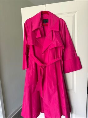 Banana Republic Hot Pink Trench Coat